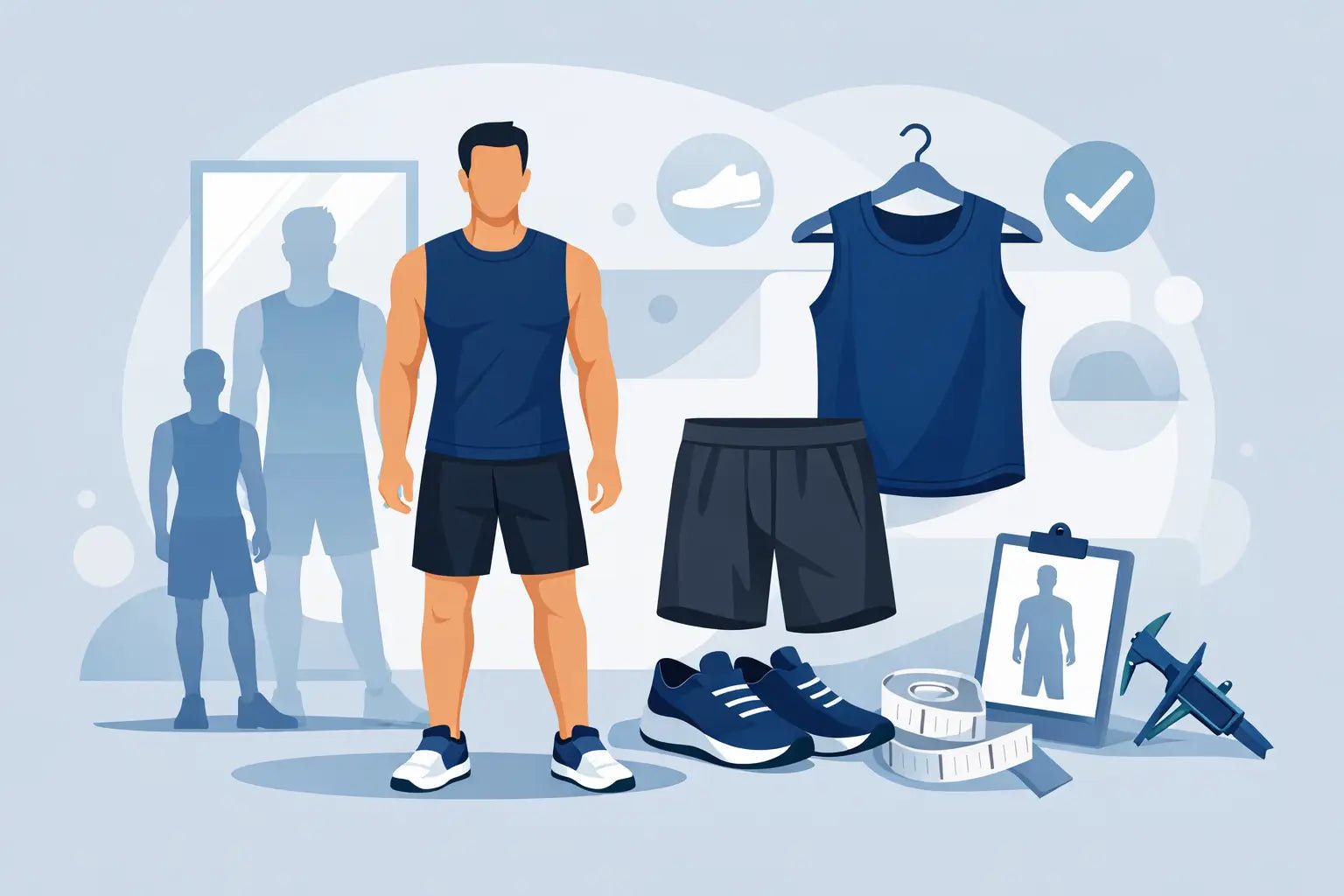 Mens Gym Wear Sizing Guide That Fits Right - Iron Vault Gym Clothing
