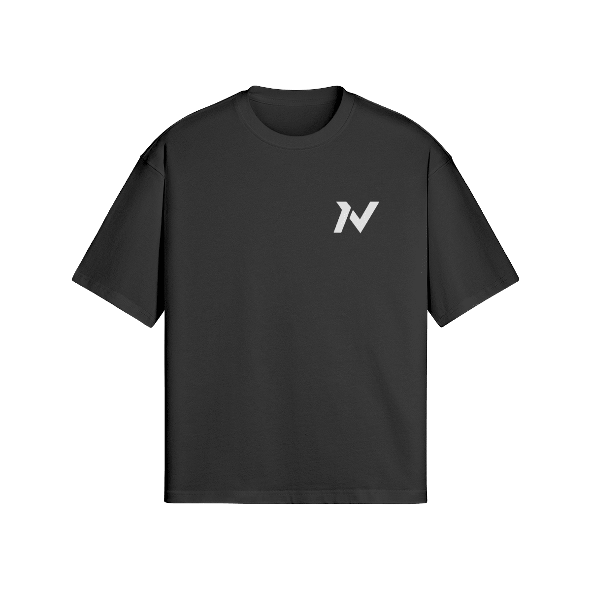 Iron Vault Boxy Tee — Black - Iron Vault Gym Clothing
