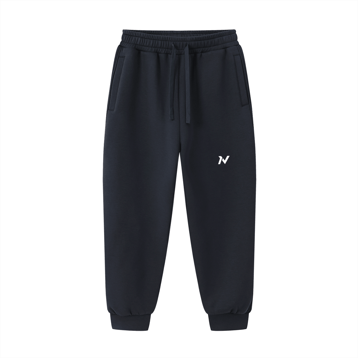 Iron Vault Drawstring Joggers — Black - Iron Vault Gym Clothing