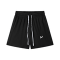 Iron Vault Mesh Training Shorts — Black - Iron Vault Gym Clothing