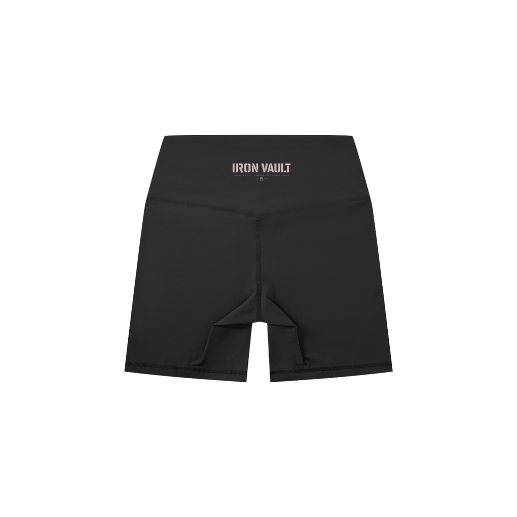 Performance Minimal Biker Shorts — Black - Iron Vault Gym Clothing