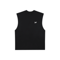 Raw Edge Cotton Tank Top - Iron Vault Gym Clothing