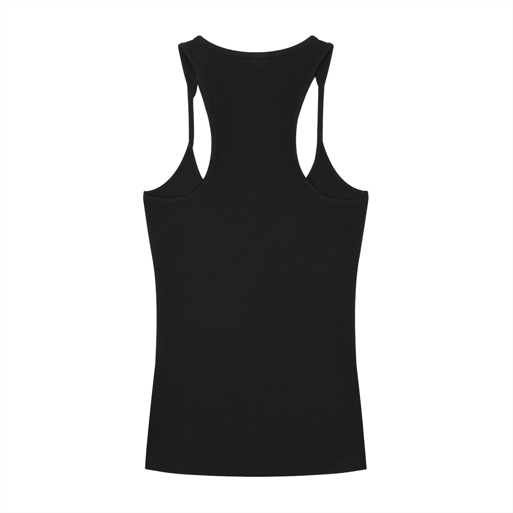 Slim Fit Ribbed Racerback Tank Top - Iron Vault Gym Clothing