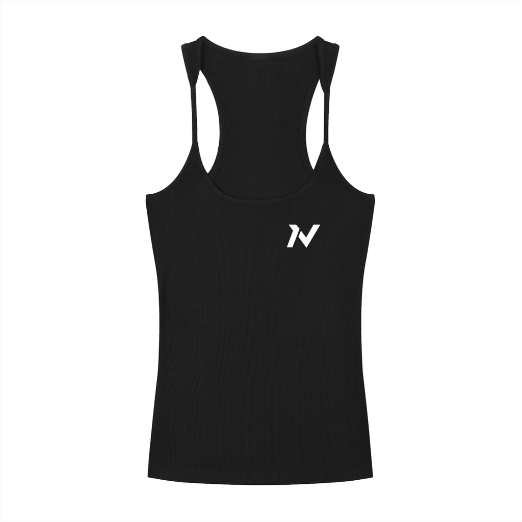Slim Fit Ribbed Racerback Tank Top - Iron Vault Gym Clothing